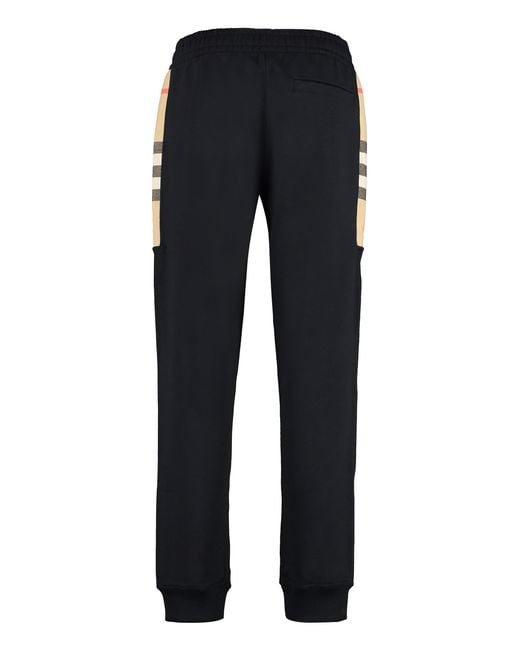 Burberry Blue Drawstring Waist Track Pants for men