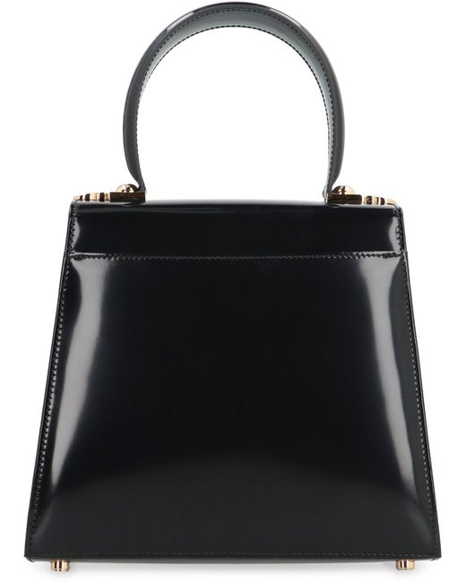 Ferragamo Black Iconic Leather Handbag