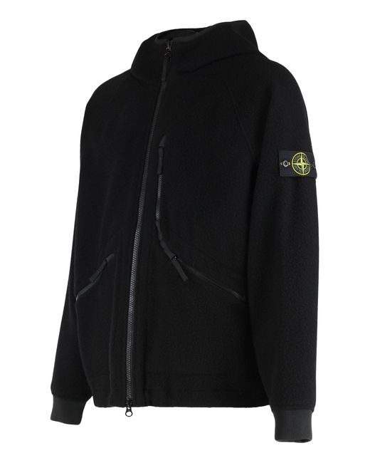 Stone Island Black Light Jackets for men