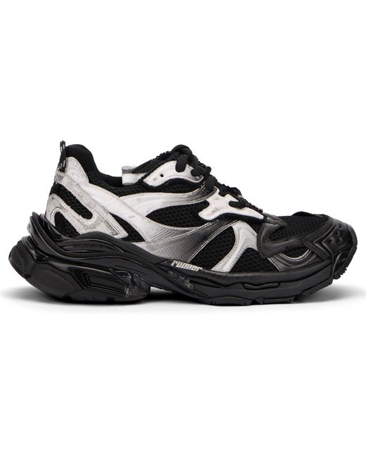 Balenciaga Black Low Sneakers Runner for men