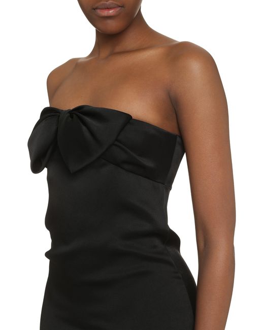 Saint Laurent Black Crepe Dress