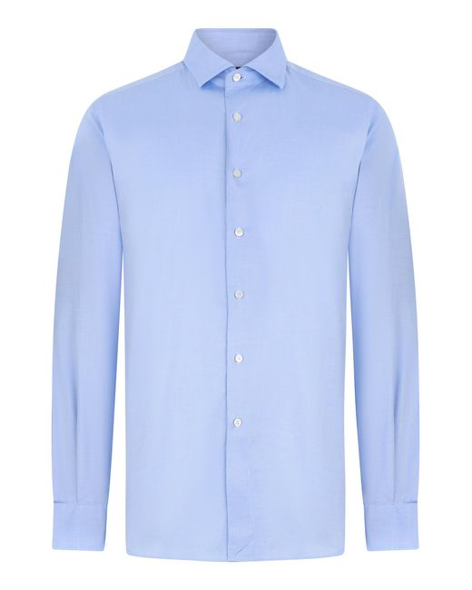 Slowear Blue Cotton Shirt for men