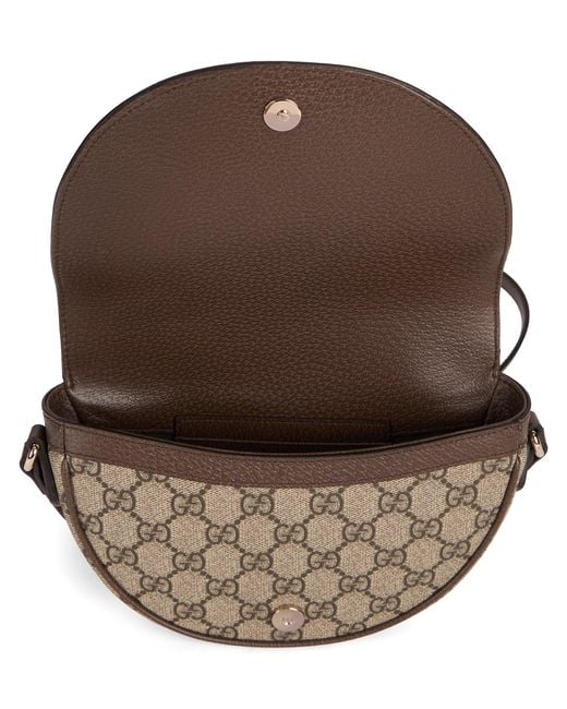Gucci Brown Ophidia Small Shoulder Bag