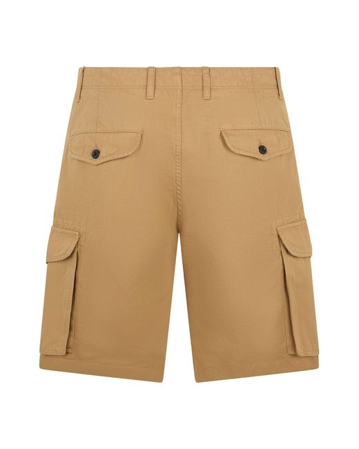 Slowear Natural Bermuda Cargo for men