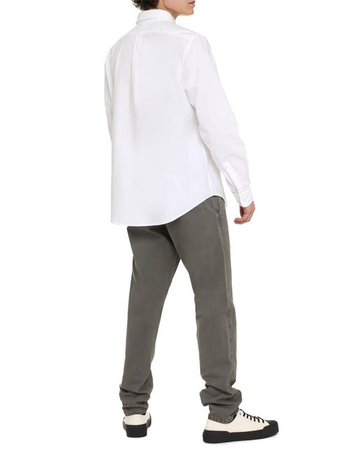 Aspesi White Cotton Poplin Shirt for men