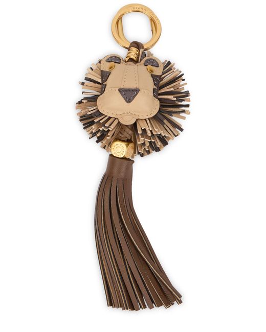 Gianni Chiarini White Keychain With Lion