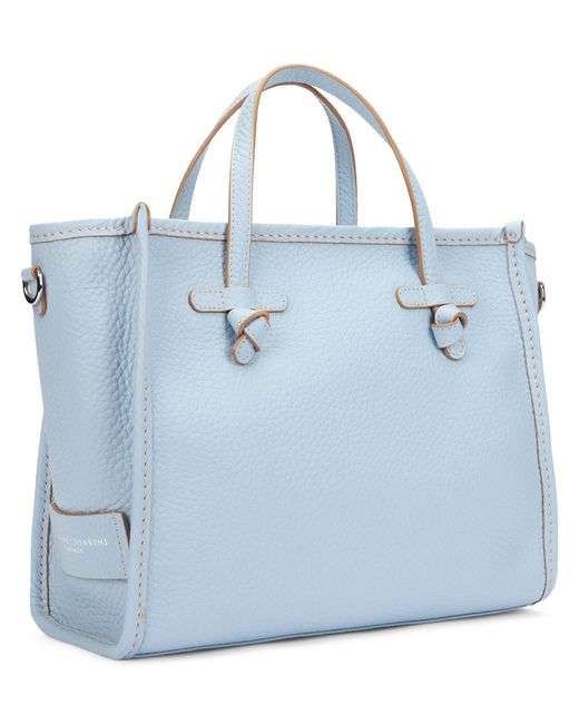 Gianni Chiarini Blue Leather Handbag