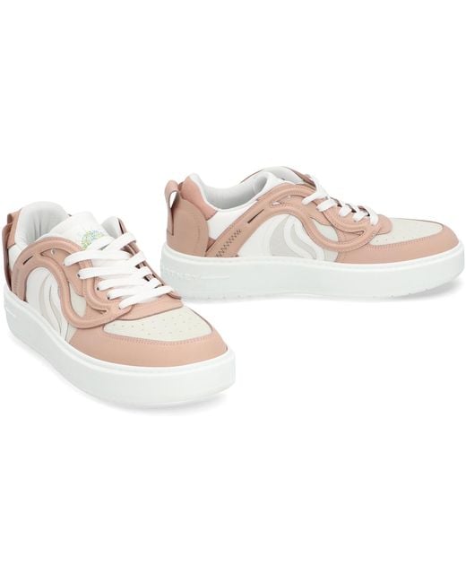 Stella McCartney Pink S-wave 1 Low-top Sneakers