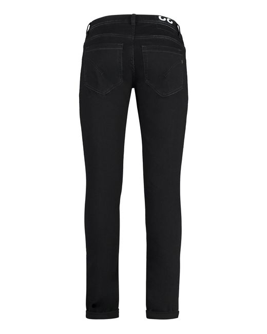 Dondup Black George Skinny Jeans for men