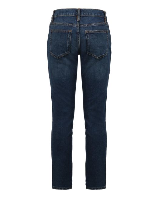 Jeans boyfriend Le Garcon di FRAME in Blue