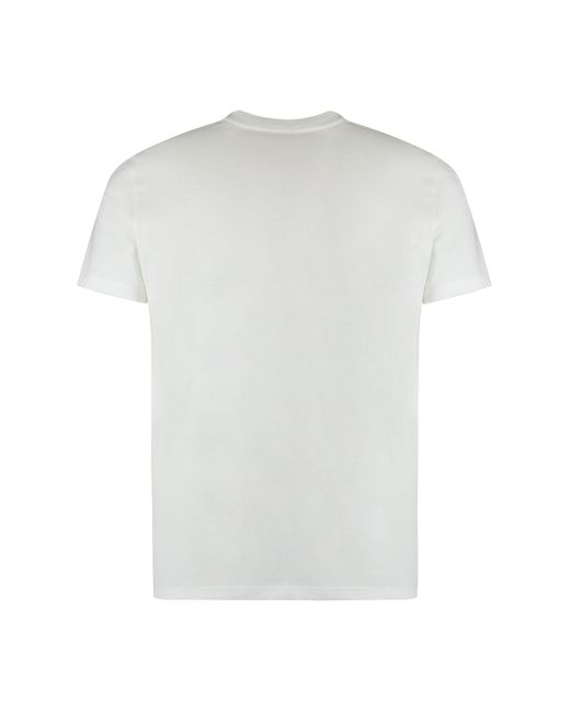 Valentino Garavani White Cotton Crew-Neck T-Shirt for men