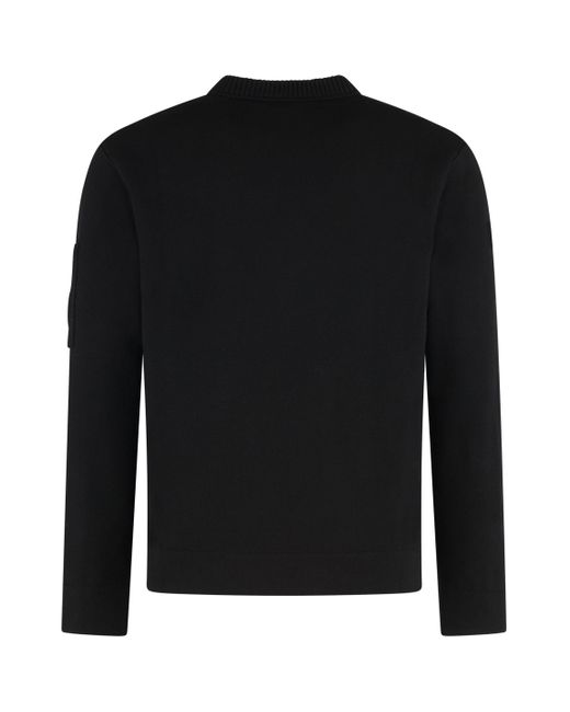 Pullover in misto cotone di C P Company in Black da Uomo