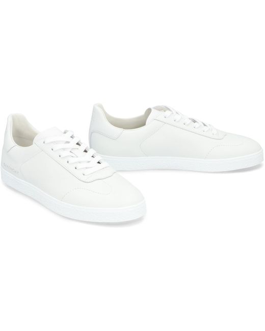 Sneakers low-top Town in pelle di Givenchy in White