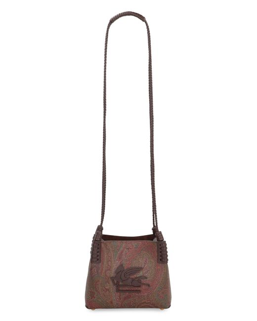 Etro Brown Libra Mini Tote Bag