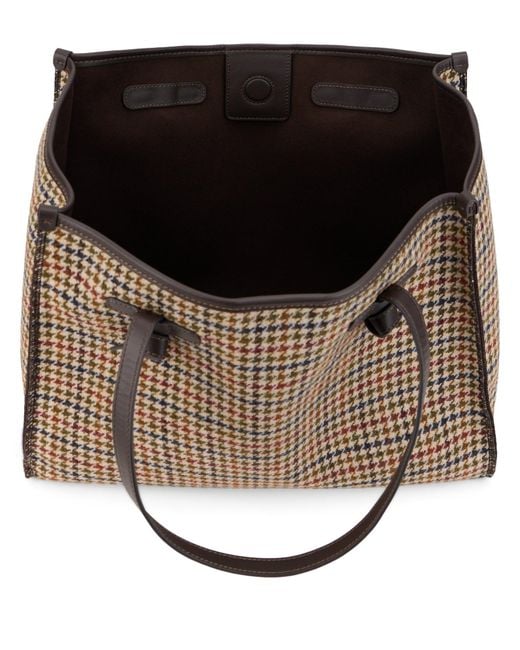 Gianni Chiarini Brown Tote Bag With Pouch