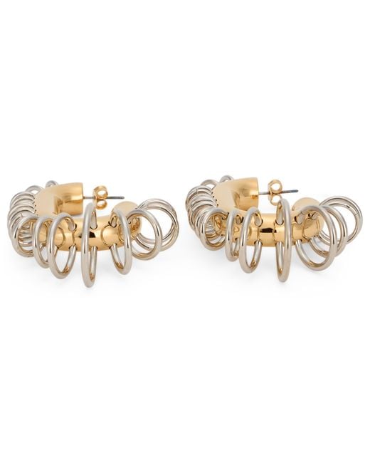 Rabanne Metallic Punk Xl Link Earrings