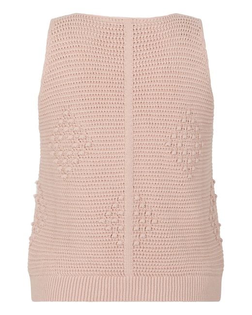 Slowear Pink Slim Fit Cotton Tank Top