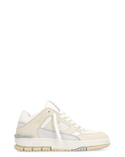 Axel Arigato White Area Lo Leather Low-Top Sneakers