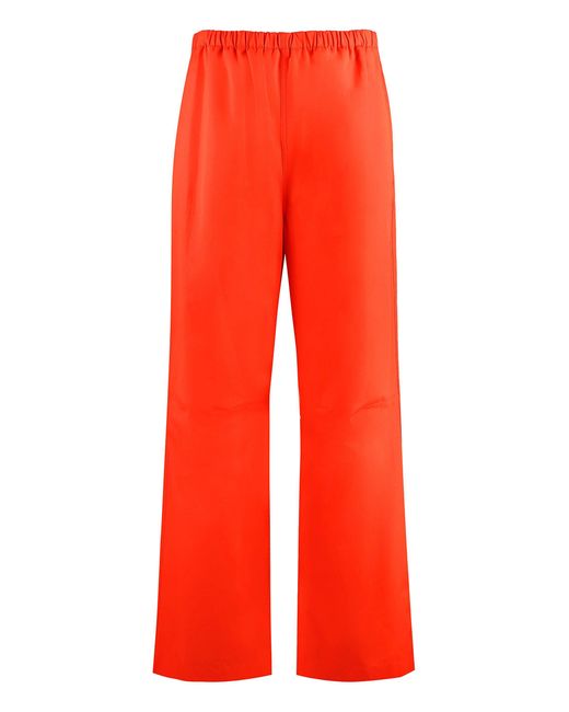 Gucci Red Skater Poplin Cotton Trousers for men