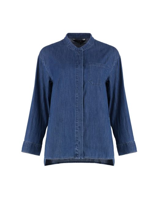Camicia Unito in denim di Max Mara in Blue