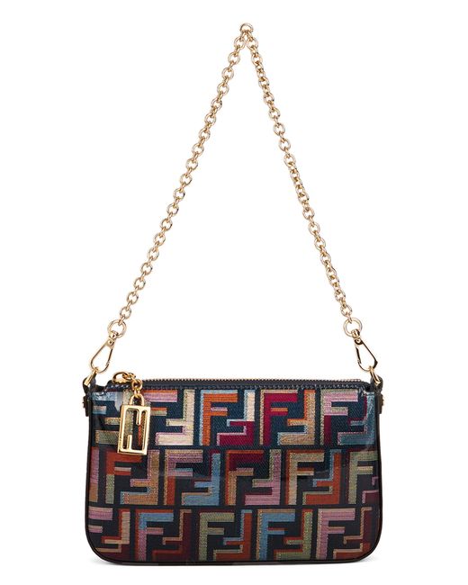 Fendi Red Pouch Baguette