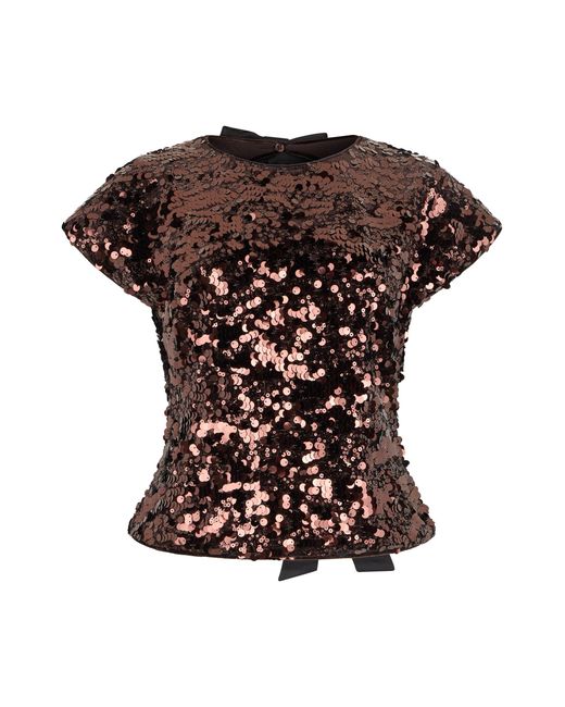 Ganni Brown Blouses