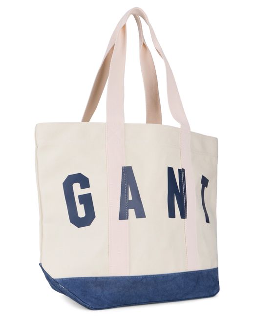 Borsa tote in cotone di Gant in Black da Uomo