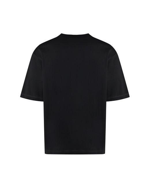 DSquared² Black Cotton Crew-Neck T-Shirt for men