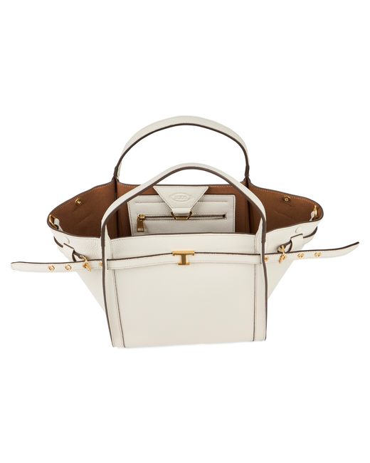 Tod's Natural Small Leather Handbag Shopping