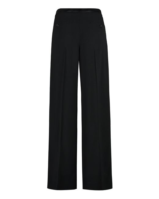 Aspesi Black Straight-Leg Trousers