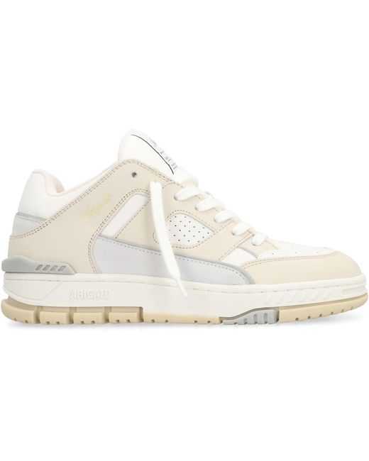 Axel Arigato White Area Lo Leather Low-Top Sneakers