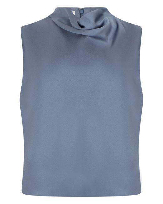 Vince Blue Top Without Sleeves