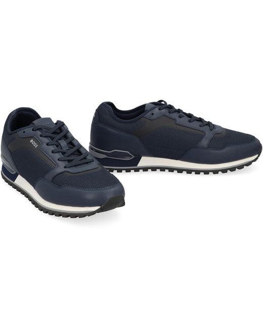 Boss Blue Sneakers Low-Top Parkour for men