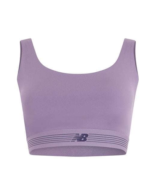 New Balance Purple Sports Bra