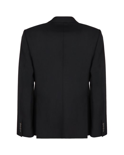 Dries Van Noten Black Blain's Single-Breasted Jacket for men