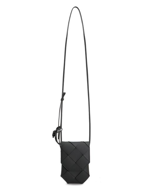 Custodia Diago in pelle per smartphone di Bottega Veneta in Black da Uomo