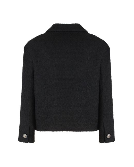 Gucci Black Wool Blend Blazer