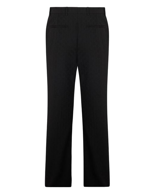 Gucci Black Wool Blend Pants for men