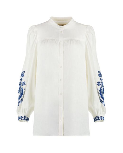 Camicia Carnia in lino di Weekend by Maxmara in White