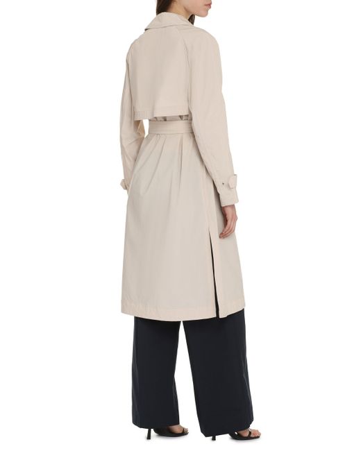 Trench coat in tessuto tecnico di Woolrich in Natural
