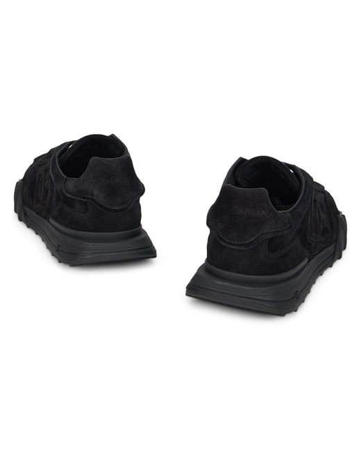 Dolce & Gabbana Black Sports Shoes With Reinforced Sole for men