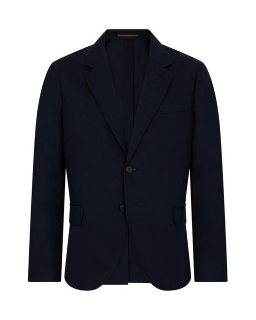 Slowear Blue Single-Breasted Blazer for men