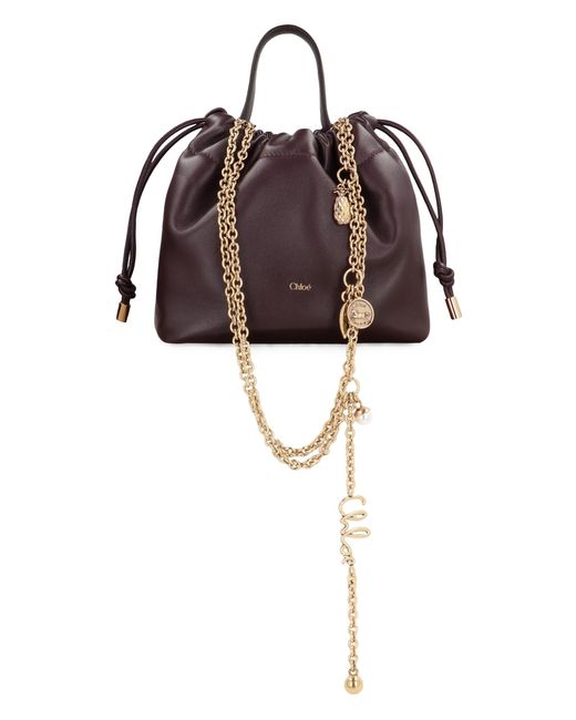 Chloé Purple Mini Shoulder Bag Icons