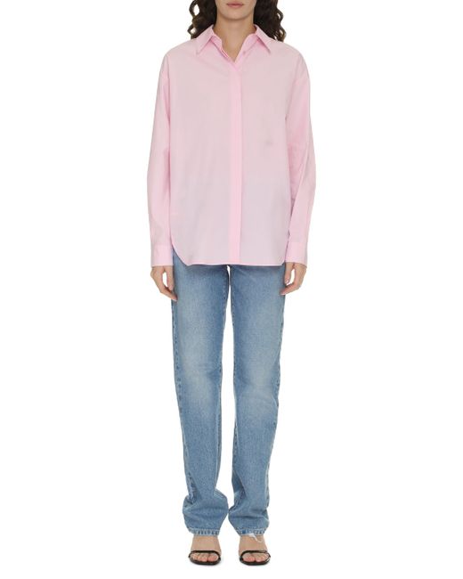 Pinko Pink Cotton Shirt