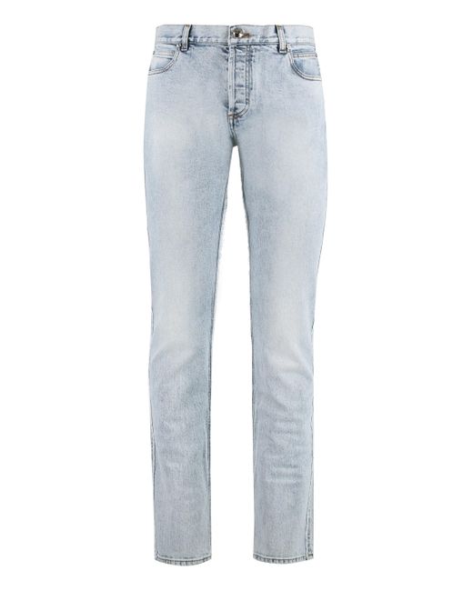 Balmain Slim Fit Jeans in Blue for Men | Lyst UK