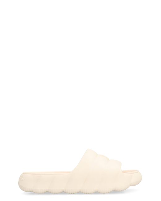 Slides Lilo in gomma di Moncler in White