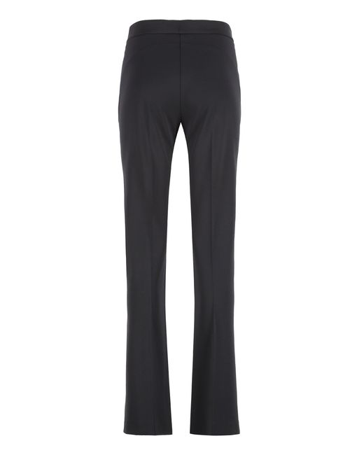 Pinko Blue Stretch Viscose Trousers