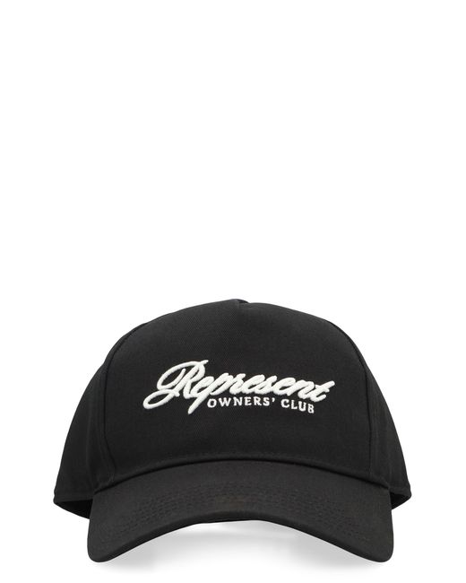Cappello da baseball Owners' Club Script di Represent in Black da Uomo