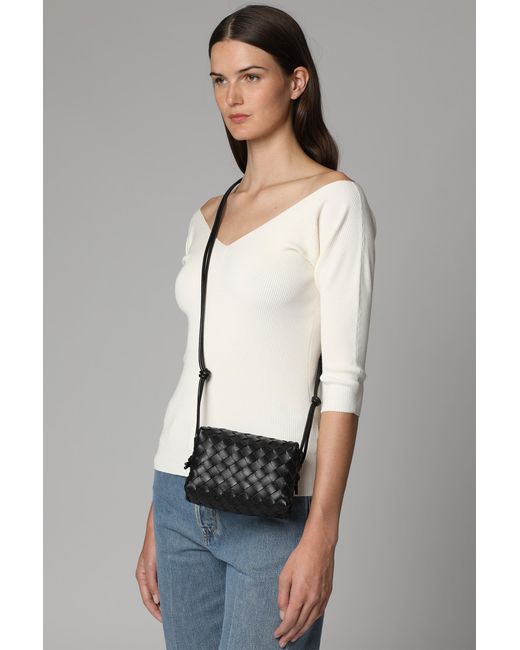 Camera bag piccola Loop di Bottega Veneta in Black
