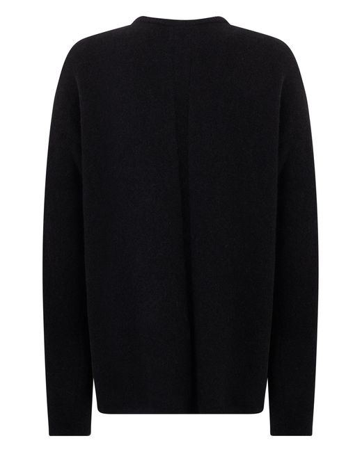 Rick Owens Black Temple Sweater for men